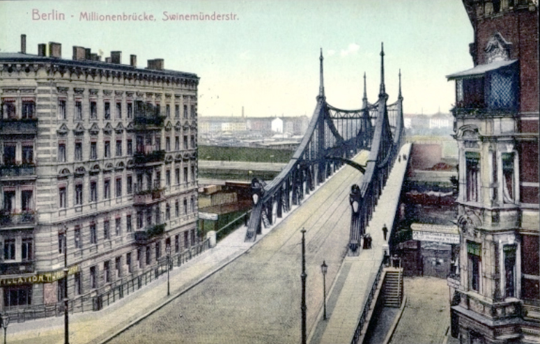 Ansichtskarte der Swinemünder Brücke von 1936. Foto: Sammlung Ralf Schmiedecke