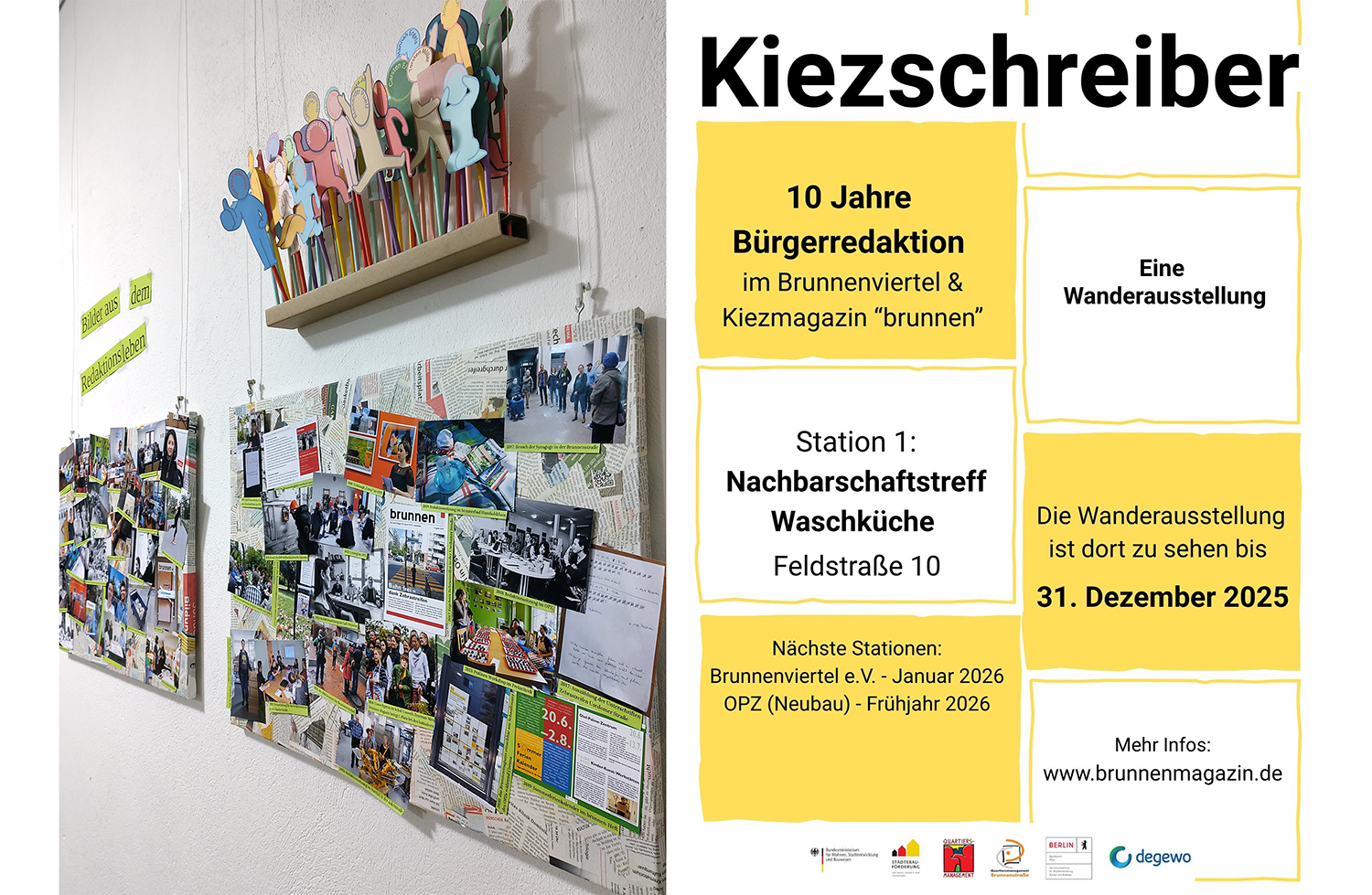 Kiezschreiber – unsere Wanderausstellung