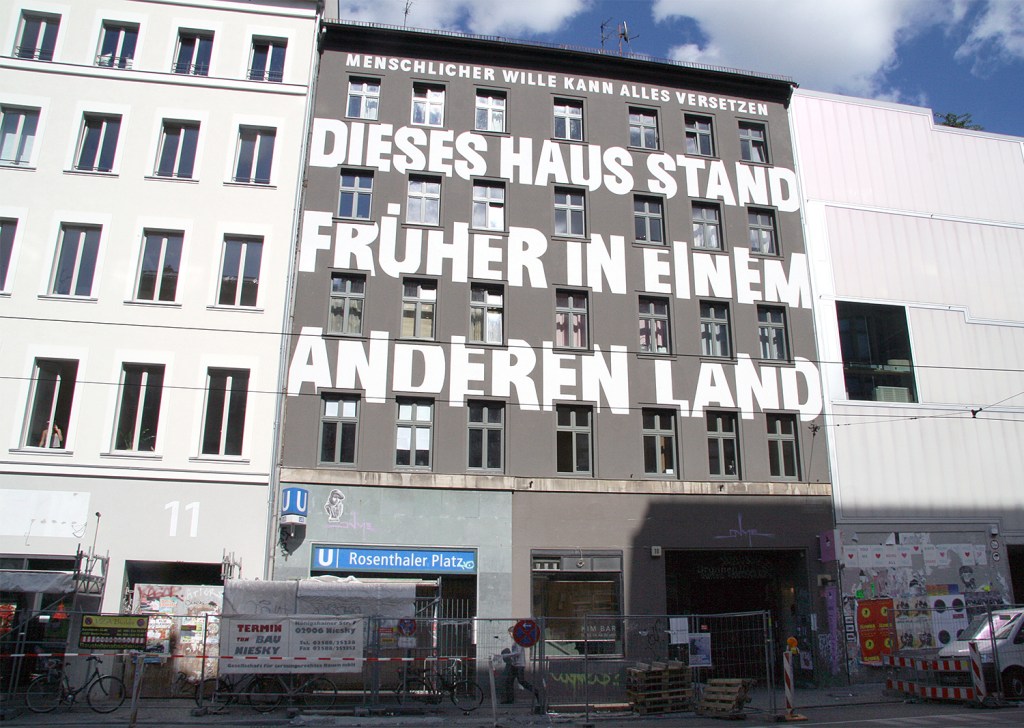 Fassade in der Brunnenstraße. Foto: Hensel