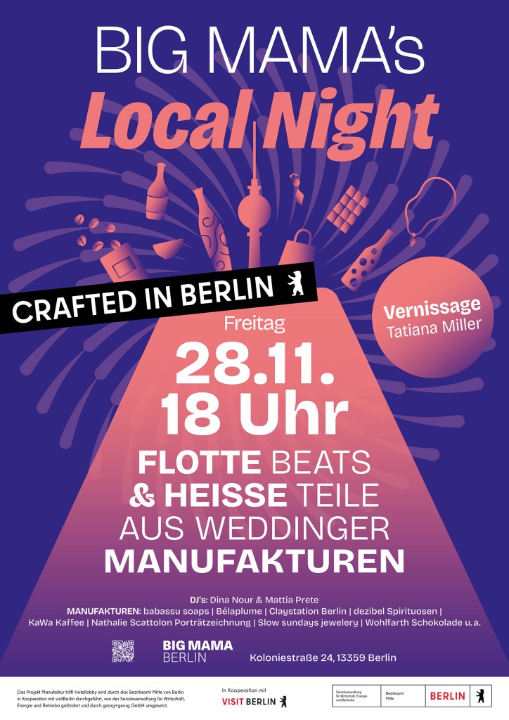 Plakat für Big Mama's Local Night