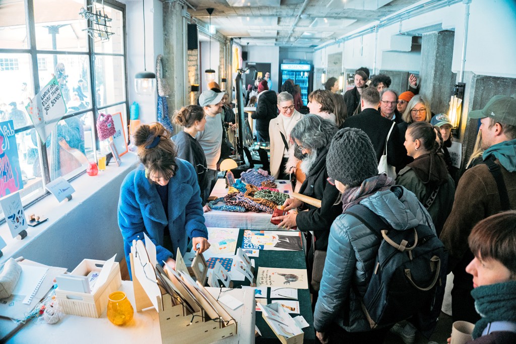 Beim BeMarkt-Designmarkt