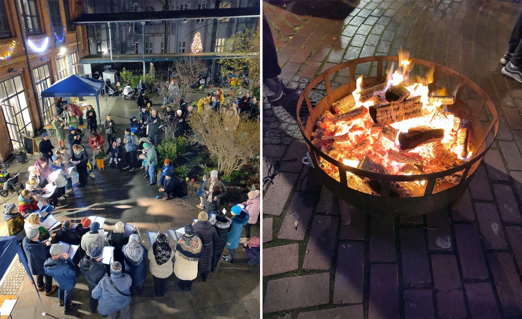 Beim Winterfest in der Fabrik Osloer Straße