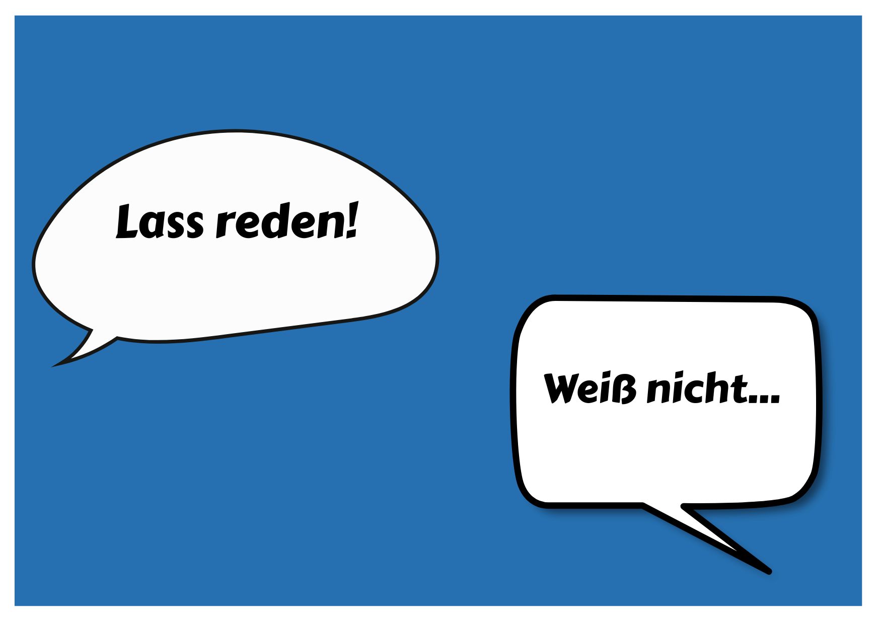 Pfui-bäh-Republik: Eine Einladung zum Gespräch