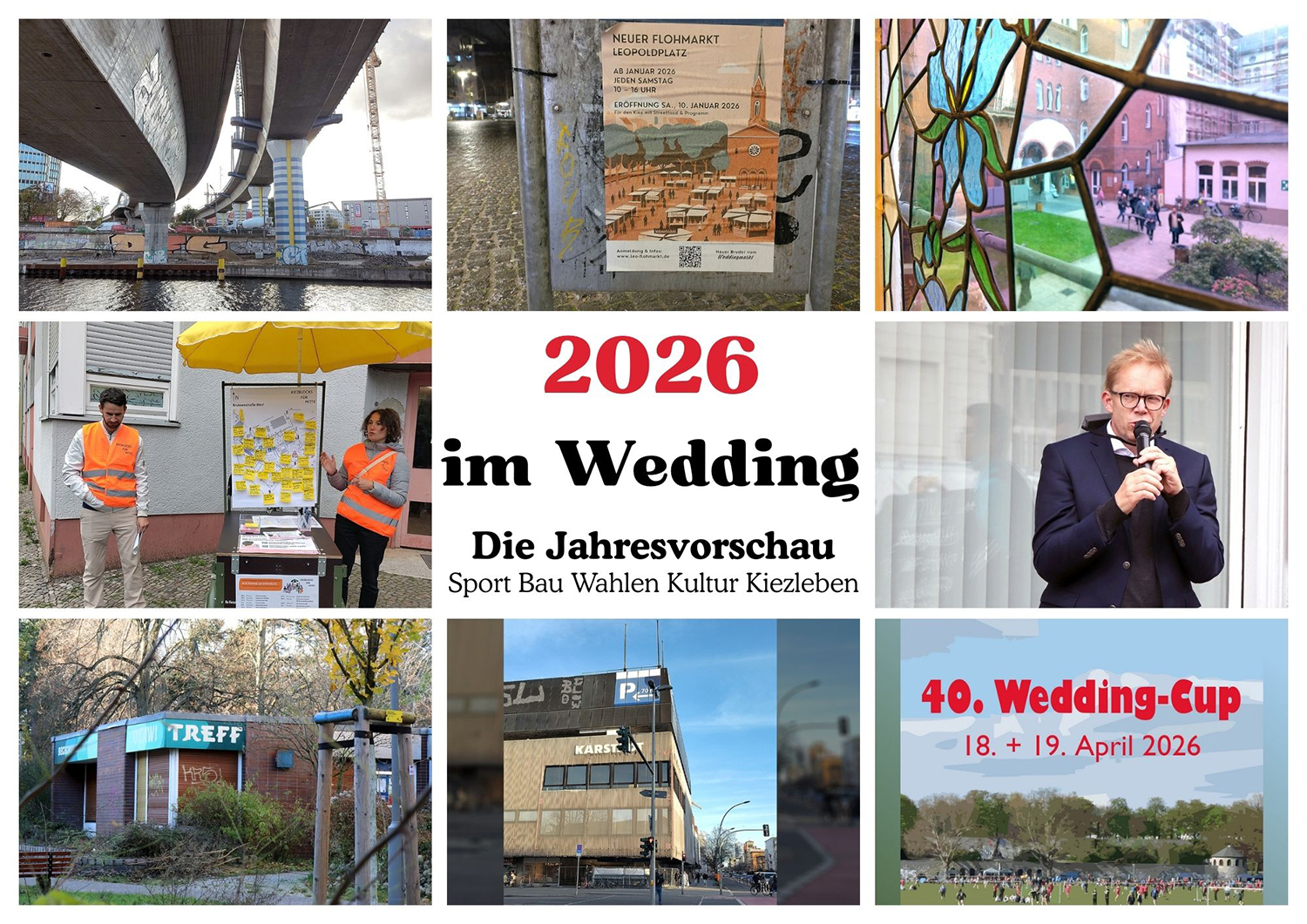 Wedding 2026: Baustellen, Kultur und Kiezleben
