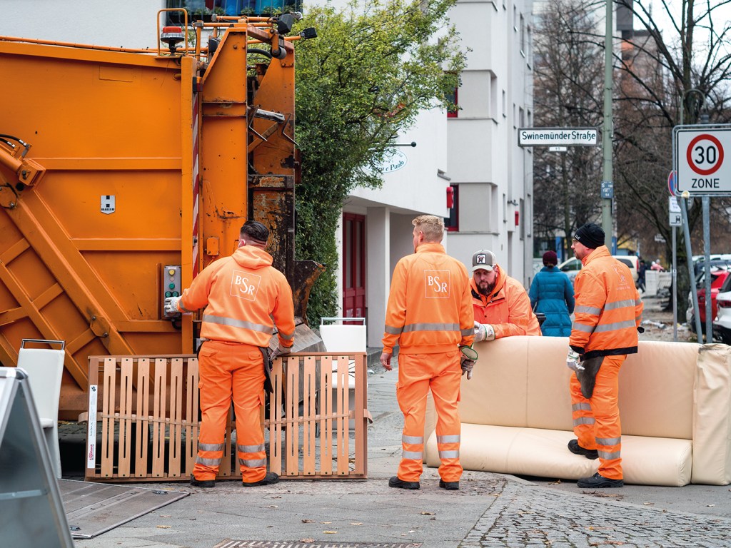 Beim BSR-Kieztag im Brunnenviertel