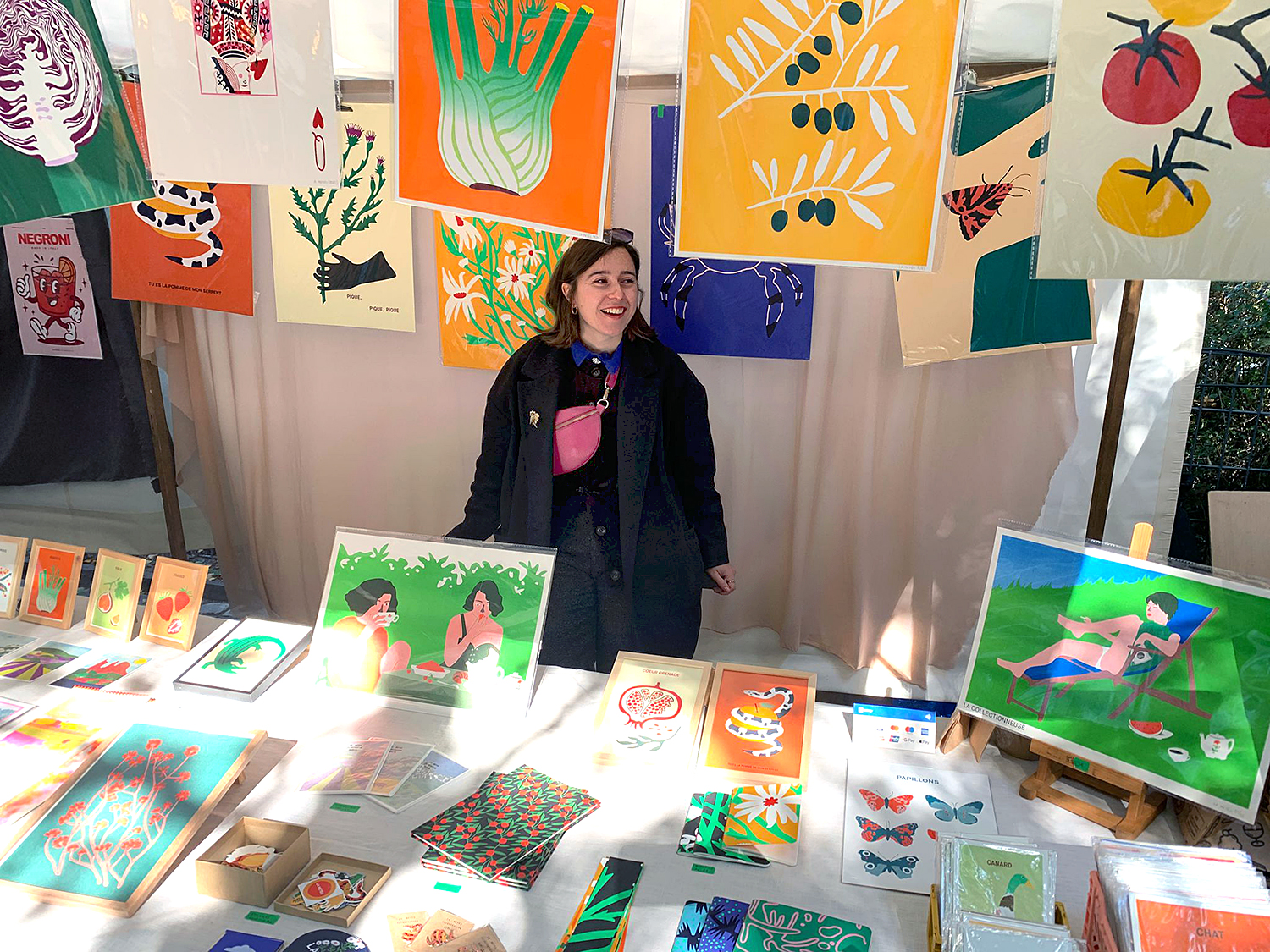 Botanische Collagen und Drucke von Domitille Cure