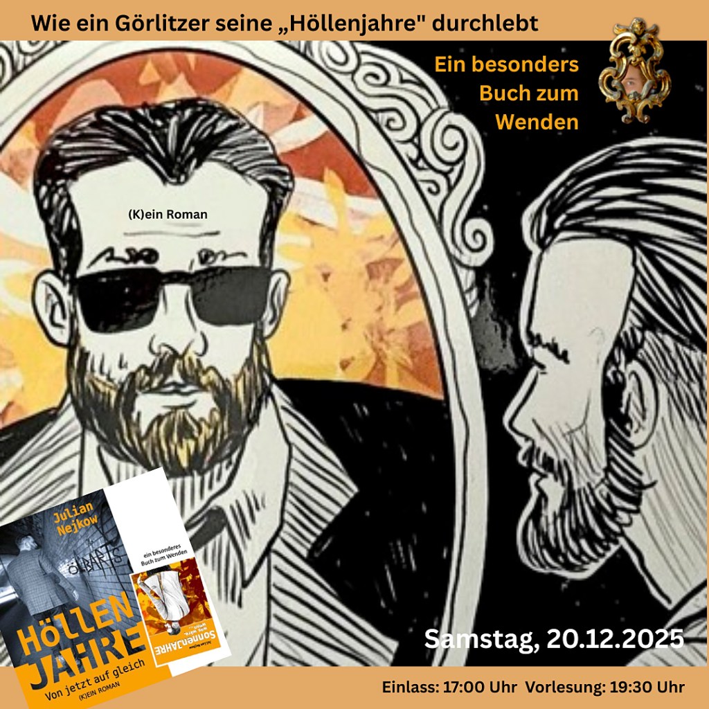 Flyer für die Lesung im Salon