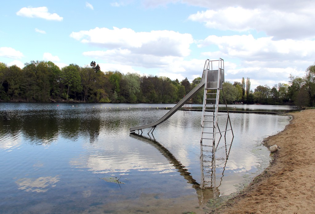Das Strandbad Plötzensee außerhalb der Saison