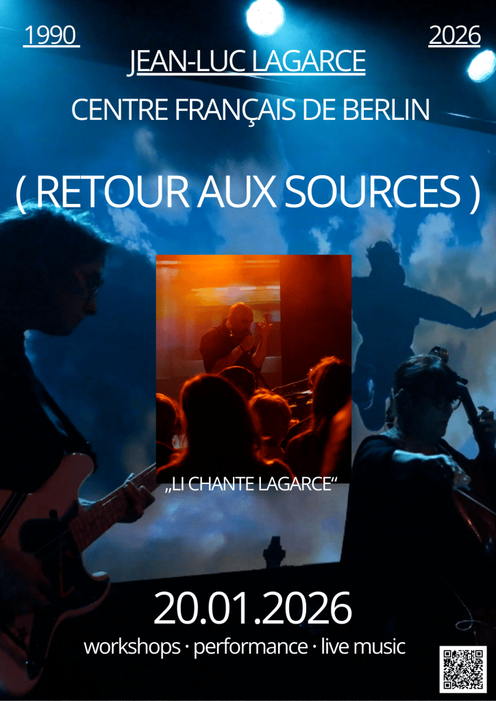 Plakat für das deutsch-französische Theaterprojekt.