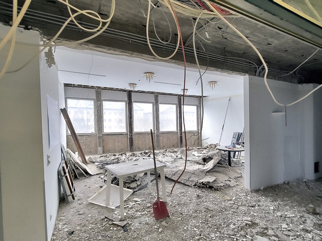 Das Centre Français wird umfangreich saniert - aktuell ist das Gebäude an der Müllerstraße eine Baustelle