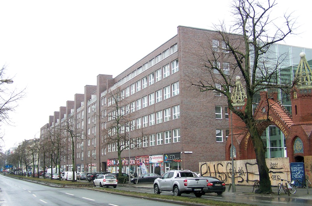 Aktuelles Vergleichsbild aus der Brunnenstraße, 2021. Foto: Ralf Schmiedecke