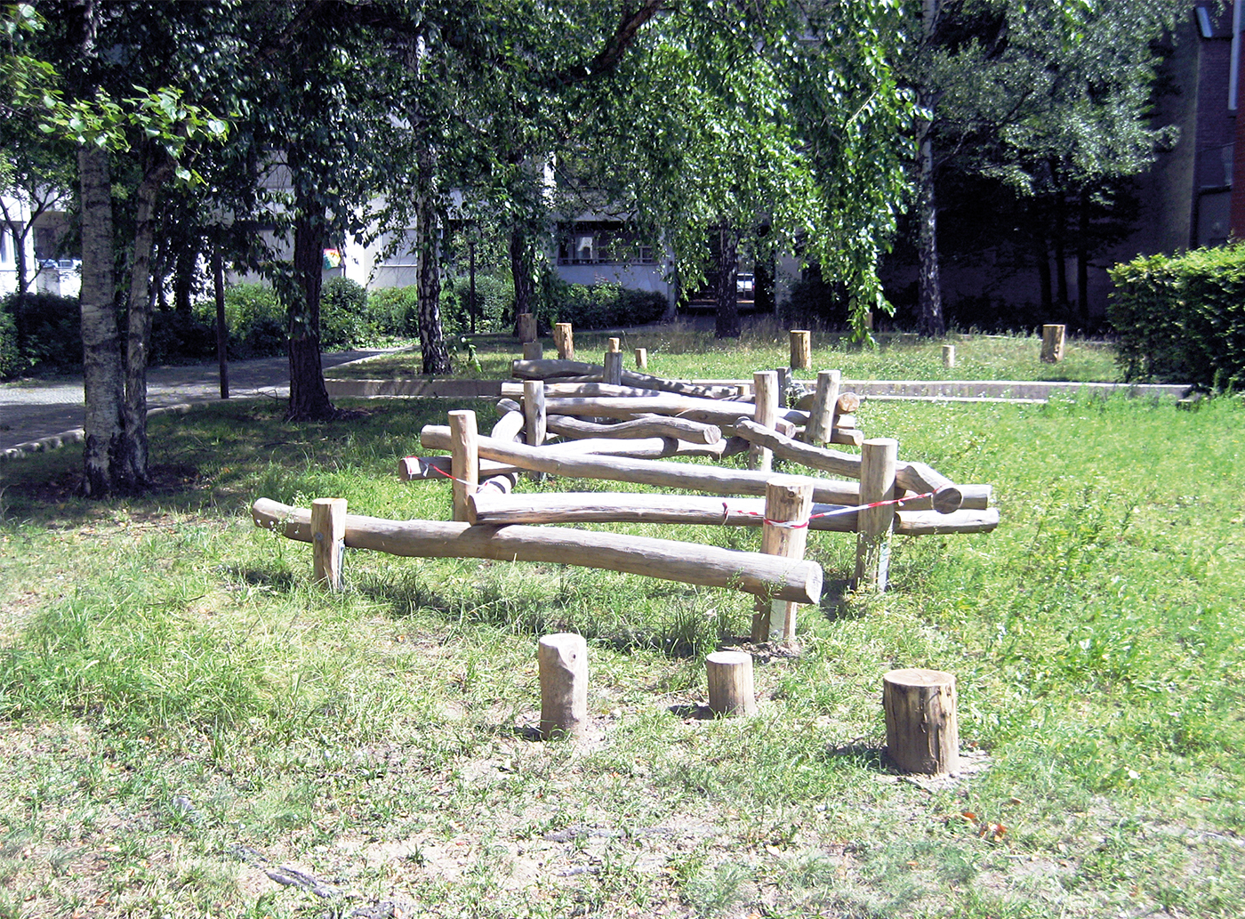 Ein Bewegungsparcours entsteht