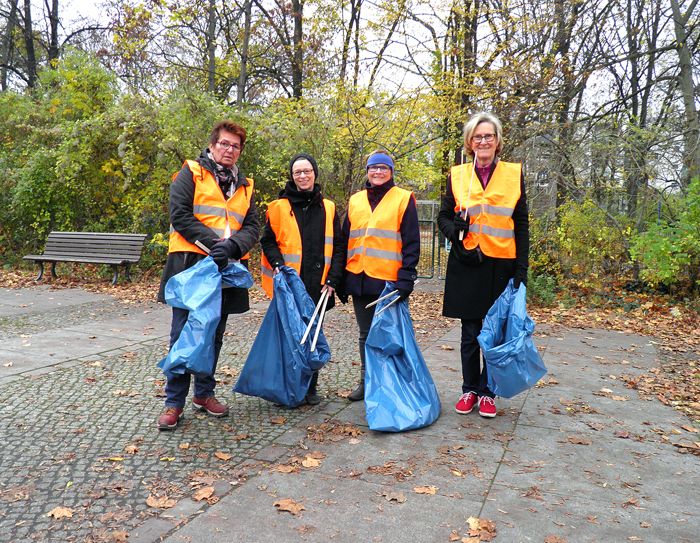 Für eine müllfreie Zone Vinetaplatz
