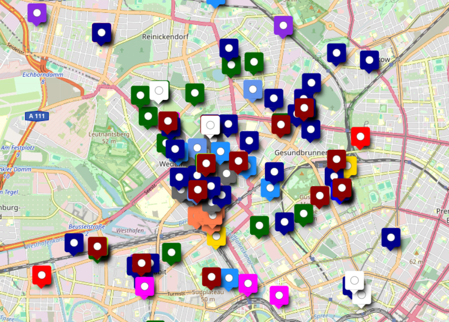 Tauschen, Spenden, Ausleihen – die Karte aus dem Sprengelkiez