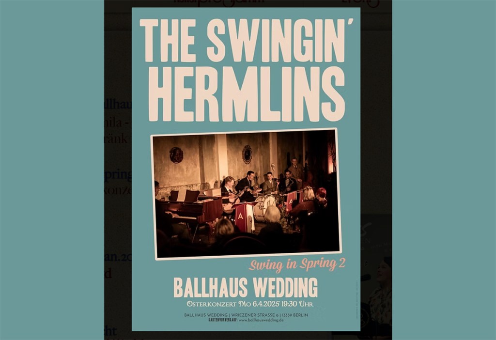 Werbezettel für das Frühlingskonzert im Ballhaus Wedding. Foto: Veranstalter
