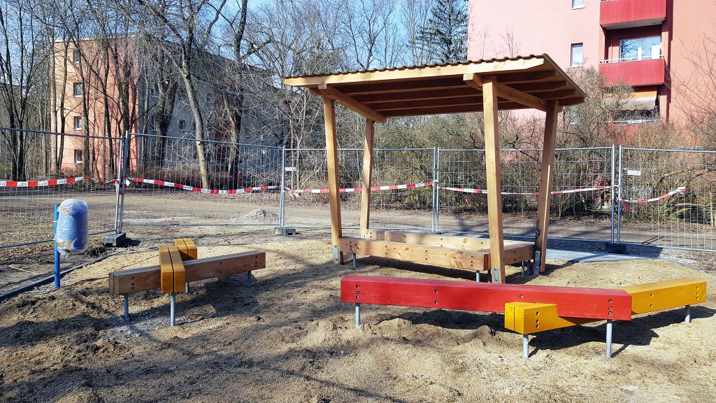 Noch nicht ganz fertig ist der Chill-Ort im neuen Jugendort in der Schillerhöhe. Foto: Susanne Bürger