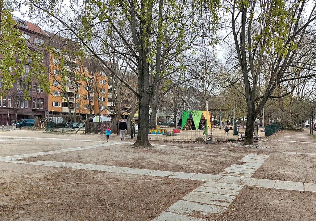 Der Sparrplatz im Sprengelkiez. Foto: Hensel