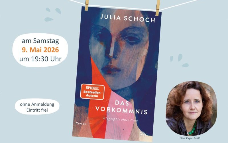 Plakat für die Lesung mit Julia Schoch in der Waschküche (Ausschnitt). Grafik: Waschküche