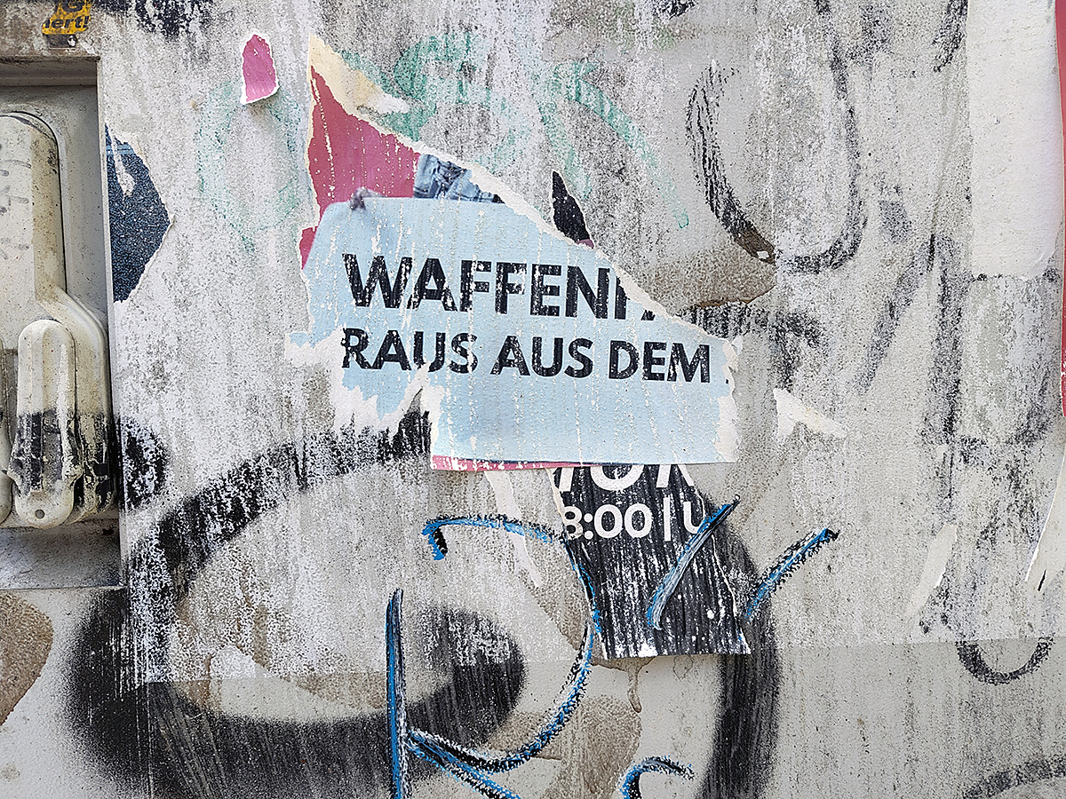 Debatte über Rüstungsproduktion von Rheinmetall am Humboldthain