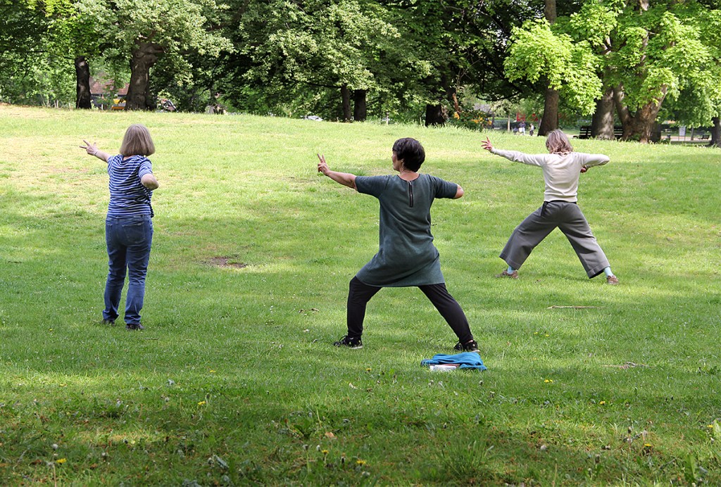 Sport im Park - hier im Schillerpark. Foto: Hensel