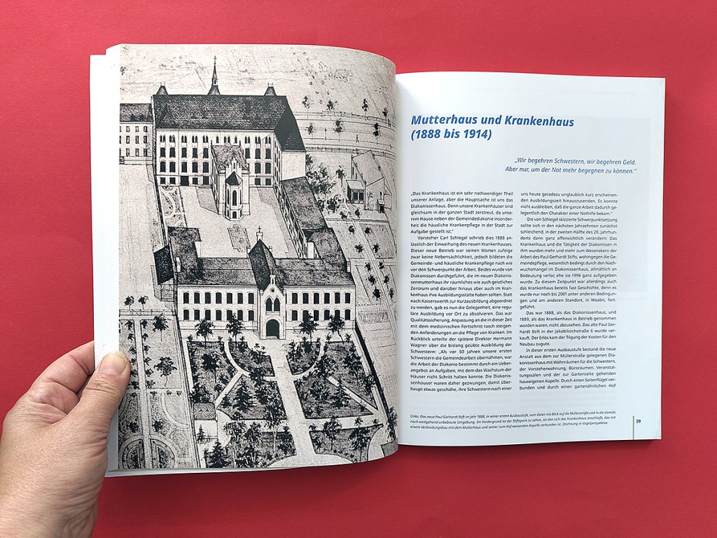 Blick ins Buch "Ein Segen für die Stadt". Foto: Hensel