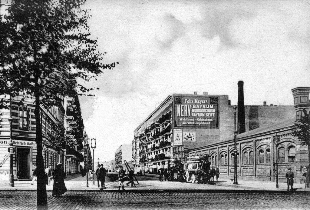 Blick von der Brunnenstraße in die Voltastraße, 1905. Foto: Sammlung Ralf Schmiedecke