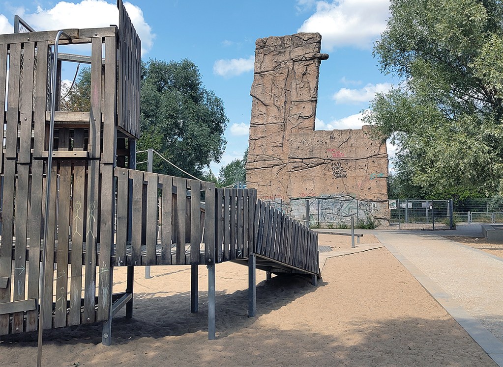 Die "Schwedter Nordwand" im Mauerpark. Foto: Hensel