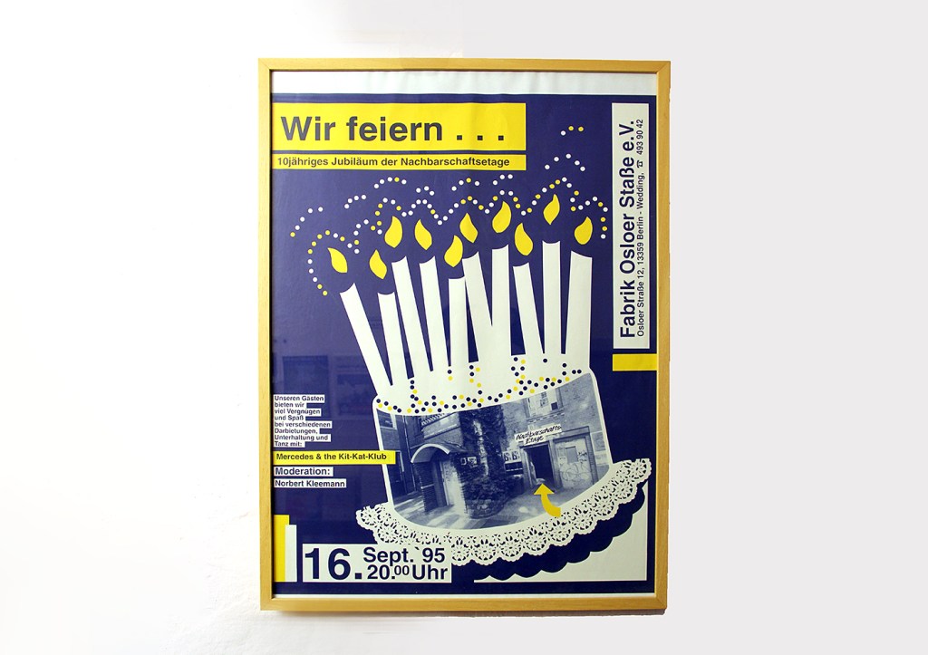 Plakat: 10 Jahre Nachbarschaftsetage
