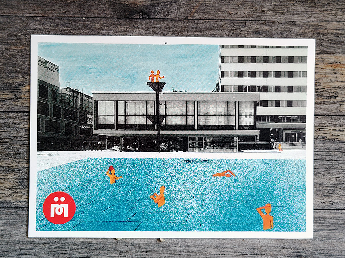 Volksbad eröffnet – im Wedding schwimmt man auf Papier