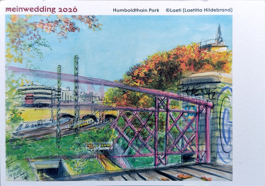 Mein Wedding 2026: "Humboldthain Park" von Laetitia Hildebrand