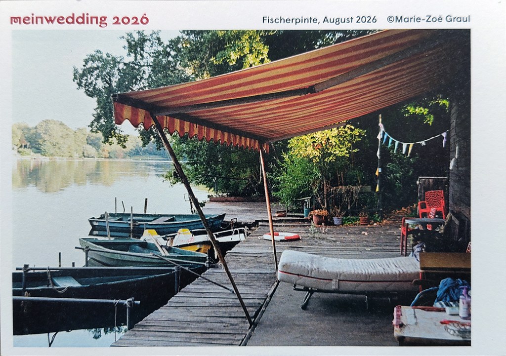 Mein Wedding 2026: "Fischerpinte, August 2026" von Marie-Zoè Graul